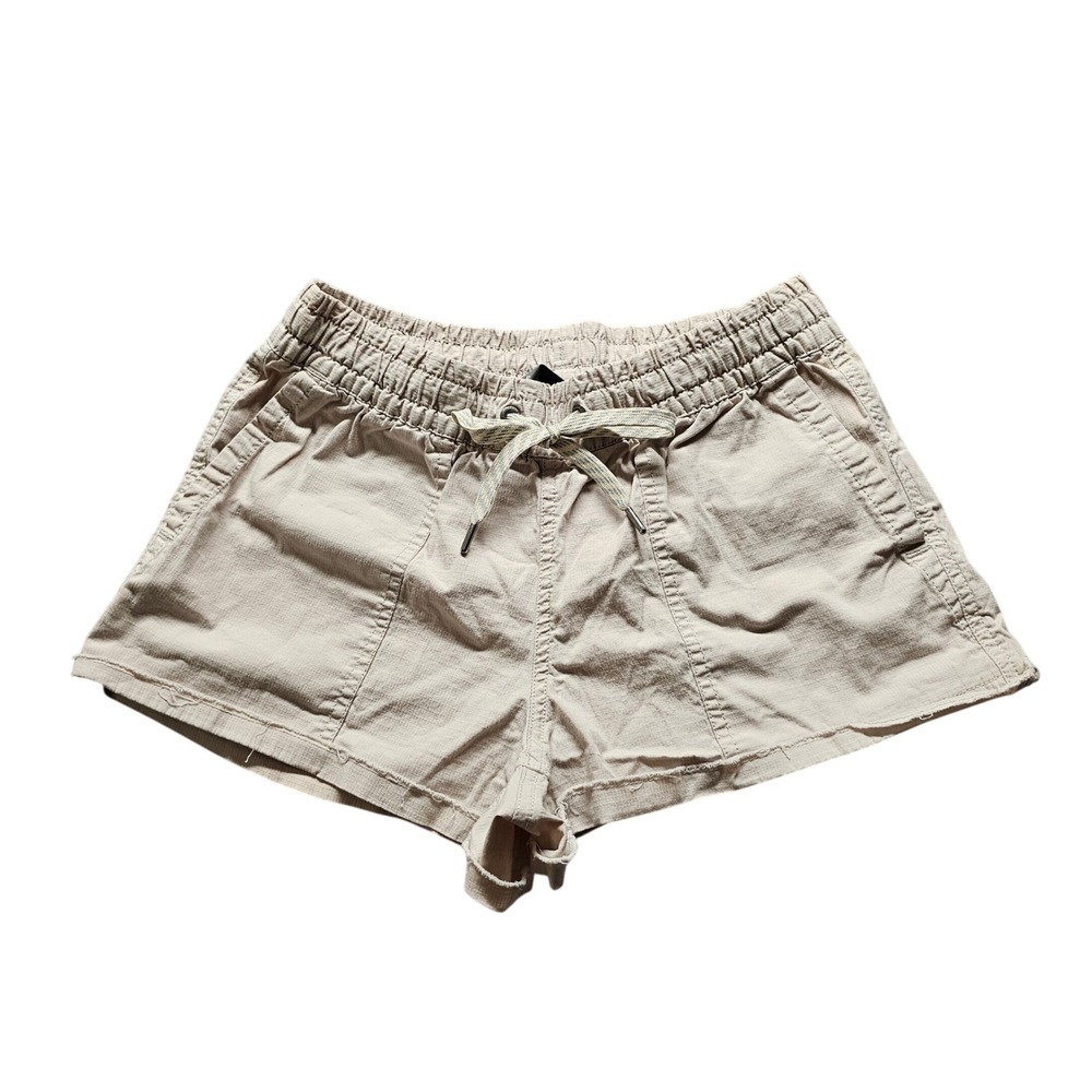 Vuori Ripstop Shorts XS Tan Womens VW385 Hiking Outdoor Utility Drawstring